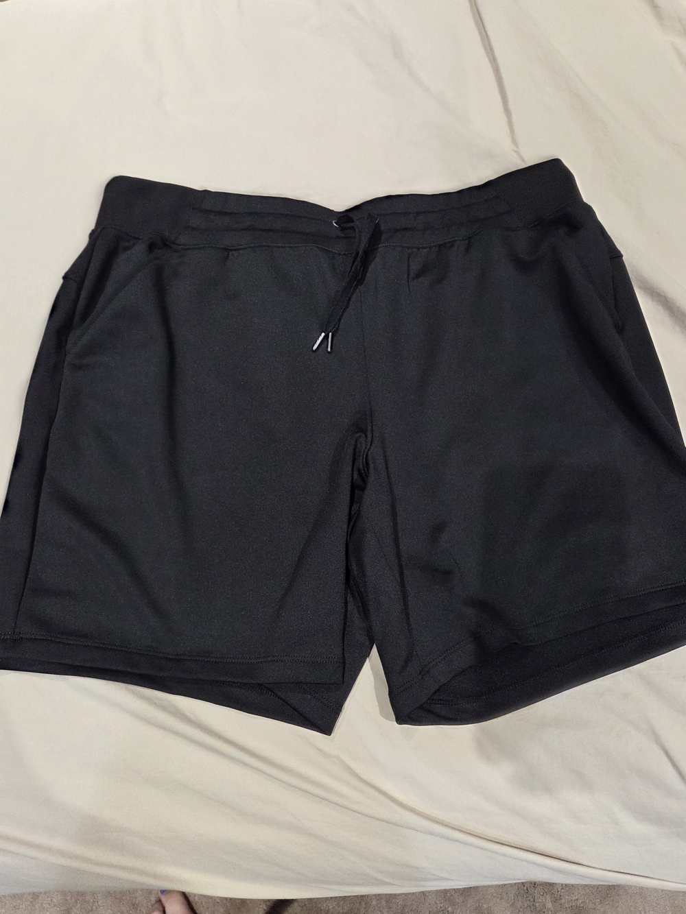 Womans Tek Gear Black Athletic Drawstring Shorts NWT